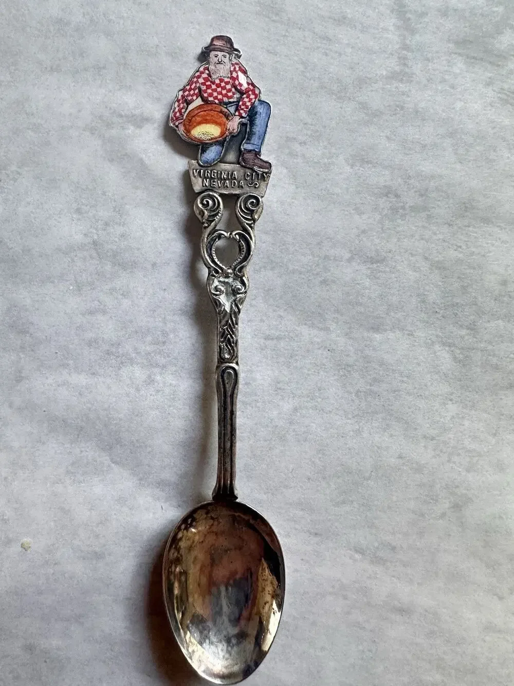 V11 Vintage Souvenir Virginia City Nevada Collectible Spoon 4